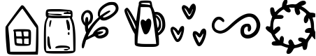 Farmhouse Sans and Doodle Font 1 Sample