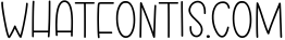 Rain Forest, a handwritten font
