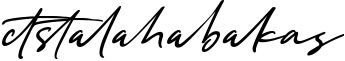 Anastacia Signature Font Sample