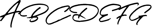 JV Signature SVG - Opentype SVG FONT 1 Sample