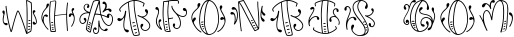 Monobam - Round Monogram Font