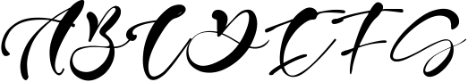 Anasteziya - Calligraphy Font Sample