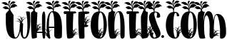 Plant Factory font and monogram 10