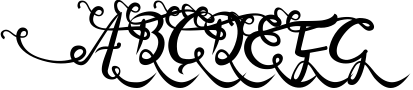 Bandrose typeface 2 Sample