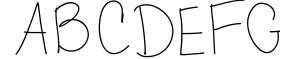 Honey Bunch, a childish handwritten font with skinny lines Sample