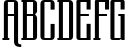 Dentra Typeface Sample