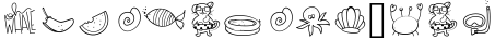 Summer Break / Summer Doodle Font