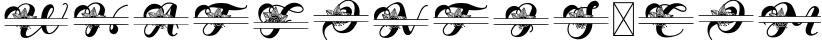 Keshia Monogram Font - 4 Style Monogram