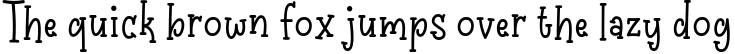 Example 1 of  Font