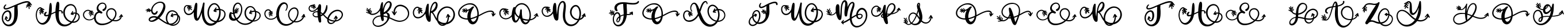 Example 1 of  Font