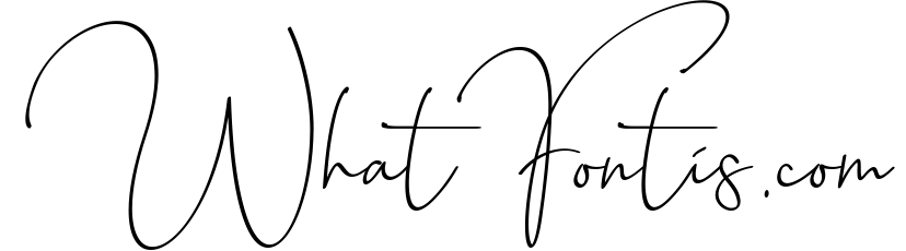 Baltimore // Straight Signature Font