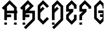 Ornacle - Futuristic Font Sample