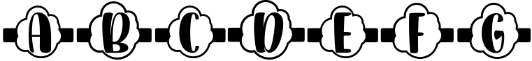 Plant Factory font and monogram 9 Sample