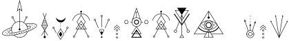 Space Geometry Font + Vector Bonuses