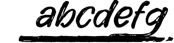 Vabulous // Brush Font 1 Sample