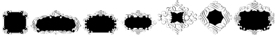 Ornate Blackboards pack 1 Sample