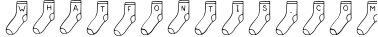 Socks handwritten font in ttf, otf