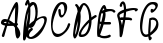 Anitta Script Font Sample