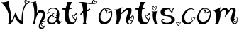Family fonts with hearts 3