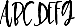 Nickely - A Textured Script Sample