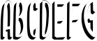 Starblock - Layered Font 1 Sample