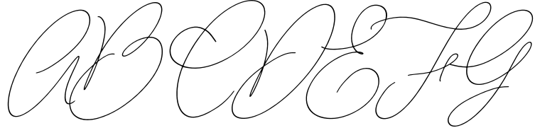 Black Caviar Script Font Sample