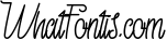 Skyline Monoline Script Font