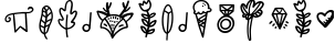 Doodle Font - With over 90 Dingbats!