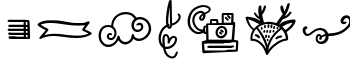 Doodle Font - With over 90 Dingbats! Sample