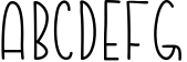 Merry & Bright All Caps Font Sample