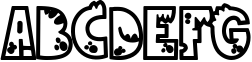 Dinkebilo Dino Font Duo 5 Sample
