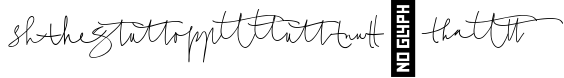 Charlotte Script with 120 ligatures 5