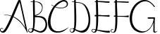 Andelya Font Sample