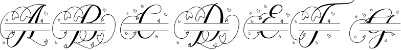 Young Angel Calligraphy Font 6 Sample