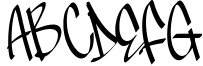 Gangstown GT - Graffiti Font 1 Sample