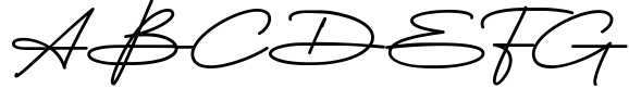 The Billion - Signature Font 1 Sample