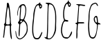 Idol—handwritten font Sample