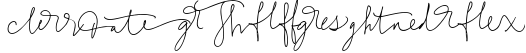 Charlotte Script with 120 ligatures 3