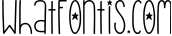 Stretchy Star - A Cute Handwritten Font.