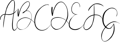 Black Kost Script Sample