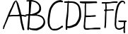 Nabilang - A Handwritten Font 1 Sample