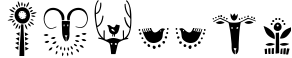 Nordic Tale - Folkart Font Family 2 Sample