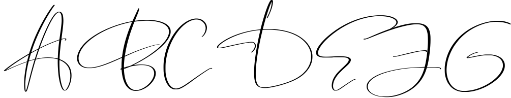 Garnet Night Font Duo 1 Sample