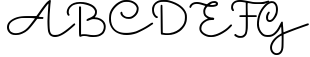 Ancukaseyo - Monoline Script Font Sample