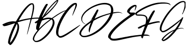 Fadetta - Handwritten Script Font 1 Sample