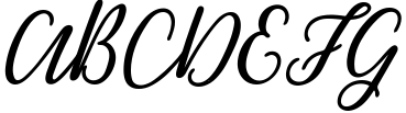 Greenstone Script - Font 4 Sample