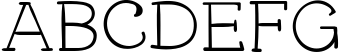 Justhand slab serif font Sample