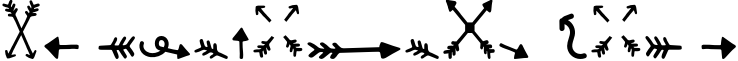 SUPER ARROW FONT