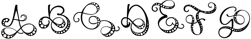 Monogram Handwriting font family 13 Sample