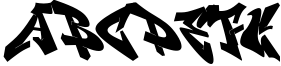 Notress Graffiti Font Sample